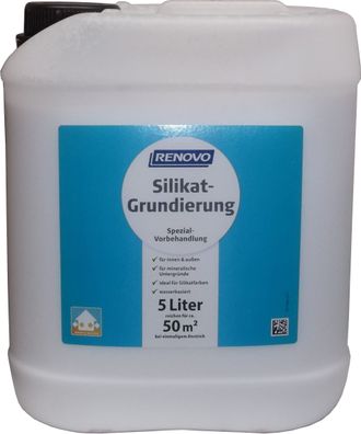 5 Liter Renovo Silikat Grundierung Farblos