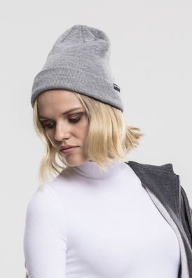 Urban Classics Beanie Basic Flap Beanie Grey