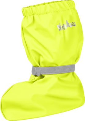 Playshoes Kinder Gummistiefel Regenfüßlinge mit Fleece-Futter Neongelb