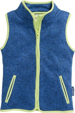 Playshoes Kinder Strickfleece-Weste Blau