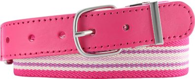 Playshoes Kinder Elastik-Gürtel Ringel Pink