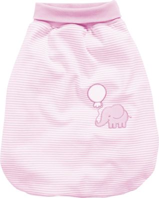 Schnizler Kinder Strampelsack Interlock Elefant Rosa