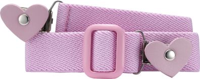 Playshoes Kinder Elastik-Gürtel Herz-Clip Rosa