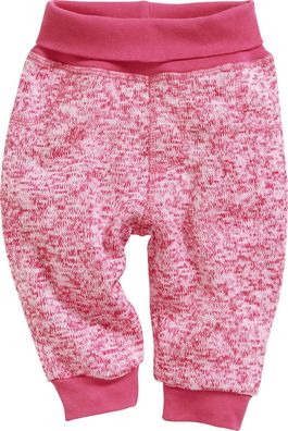 Schnizler Kinder Pumphose Strickfleece mit Strickbund Pink