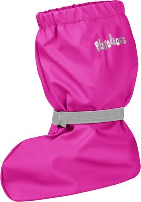 Playshoes Kinder Gummistiefel Regenfüßlinge mit Fleece-Futter Neonpink