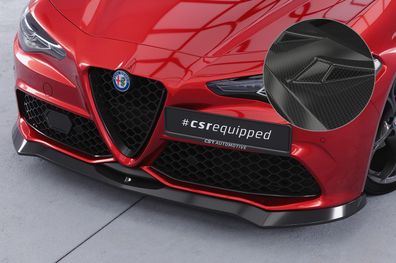 CSR Cup-Spoilerlippe mit ABE für Alfa Romeo Giulia (952) Veloce CSL782-C Carbon Look