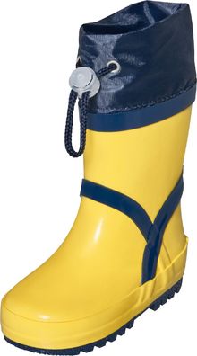 Playshoes Kinder Gummistiefel Basic gefüttert Gelb