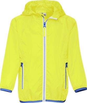 Playshoes Kinder Regenjacke faltbar neongelb