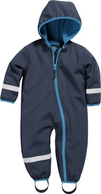 Playshoes Kinder Softshell-Overall marine