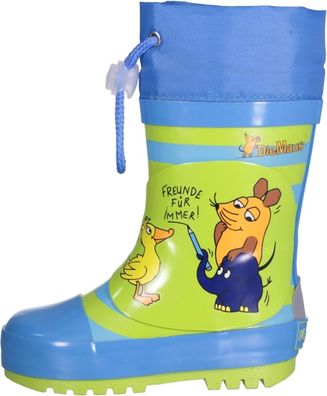 Playshoes Kinder Gummistiefel Freunde für Immer Blau