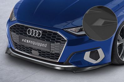 CSR Cup-Spoilerlippe mit ABE für Audi A3 8Y CSL616-S strukturiert schwarz matt