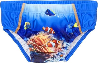 Playshoes Kinder Badehose UV-Schutz Windelhose Unterwasserwelt Blau