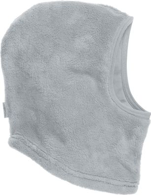 Playshoes Kinder Mütze Kuschel-Fleece-Schlupfmütze Grau