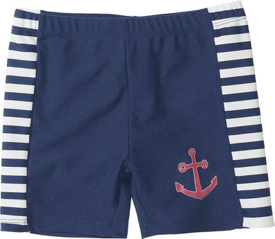 Playshoes Kinder UV-Schutz Badeshorts Maritim Marine/Weiß