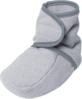 Playshoes Kinder Schuh Fleece-Krabbelschuhe Grau