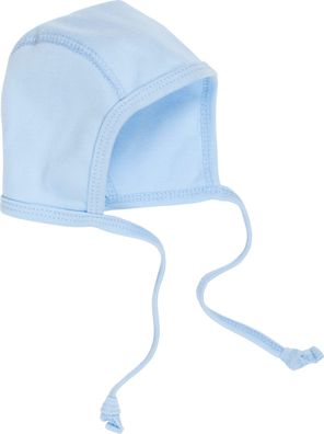 Schnizler Kinder Mütze Erstlingsmütze Interlock Bleu