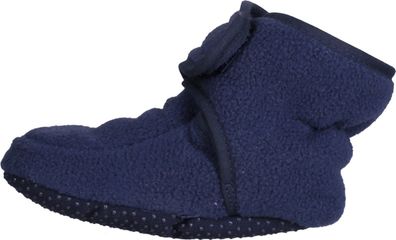 Playshoes Kinder Schuh Fleece-Krabbelschuhe Marine