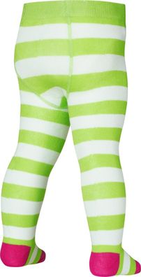 Playshoes Kinder Strumpfhose Blockringel Grün