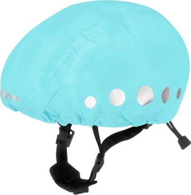 Playshoes Kinder Regenhut Regenüberzug für Fahrradhelme Türkis