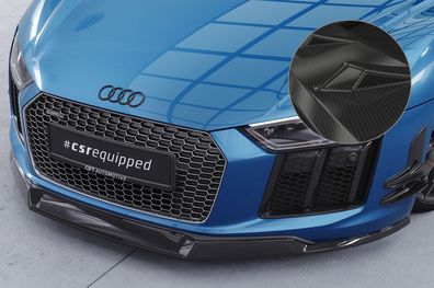 CSR Cup-Spoilerlippe mit ABE für Audi R8 (Typ 4S) CSL451-C Carbon Look glänzend