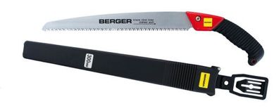 Berger Astsäge mit Schutzköcher u. auswechselbarem Sägeblatt 240mm