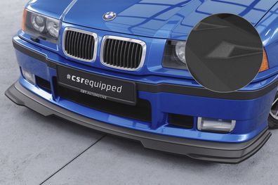 CSR Cup-Spoilerlippe mit ABE für BMW 3er E36 CSL755-S strukturiert schwarz matt