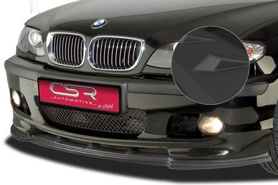 CSR Cup-Spoilerlippe mit ABE für BMW 3er E46 CSL185-S strukturiert schwarz matt