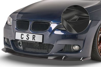 CSR Cup-Spoilerlippe mit ABE für BMW 3er E92 / E93 M-Paket CSL418-C Carbon Look glä