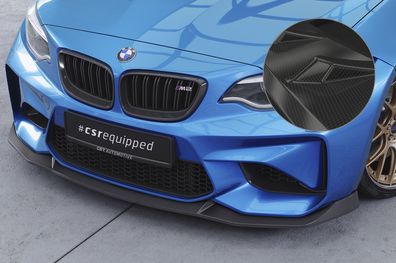 CSR Cup-Spoilerlippe mit ABE für BMW M2 (F87) CSL638-C Carbon Look glänzend