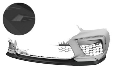 CSR Cup-Spoilerlippe mit ABE für BMW M8 Competition (F91/F92/F93) CSL508-S strukturi