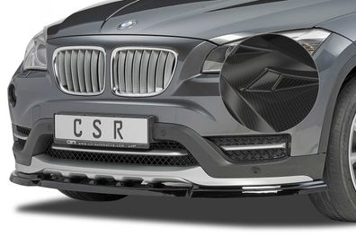 CSR Cup-Spoilerlippe mit ABE für BMW X1 E84 CSL197-C Carbon Look glänzend