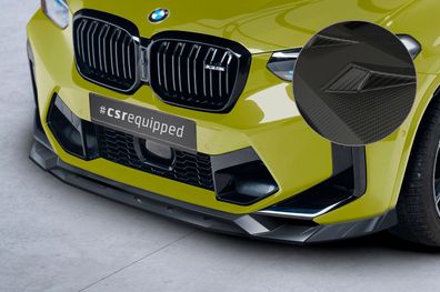 CSR Cup-Spoilerlippe mit ABE für BMW X3 (F97) CSL674-M Carbon Look matt