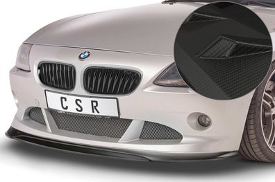 CSR Cup-Spoilerlippe mit ABE für BMW Z4 E85 CSL370-M Carbon Look matt