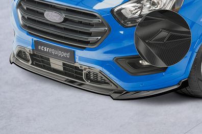 CSR Cup-Spoilerlippe mit ABE für Ford Tourneo Custom CSL718-C Carbon Look glänzend