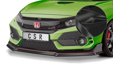 CSR Cup-Spoilerlippe mit ABE für Honda Civic FK8 Type R CSL440-G Glossy schwarz glä