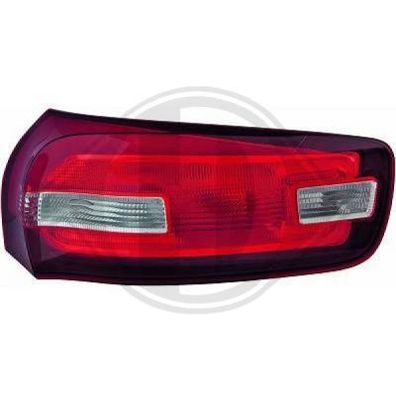 Heckleuchte links Diederichs 4073691 für Citroën