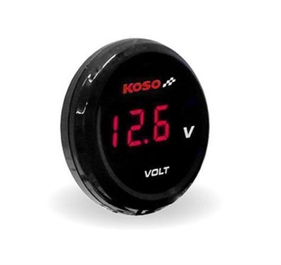 NEU KOSO Coin Voltmeter rote Anzeige BA067R00