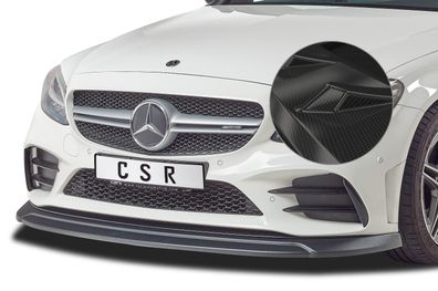 CSR Cup-Spoilerlippe mit ABE für Mercedes-Benz C43 AMG 205 CSL323-C Carbon Look glä