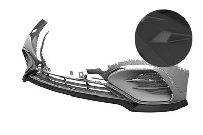 CSR Cup-Spoilerlippe mit ABE für Mercedes-Benz EQE V295 AMG / AMG-Line CSL828-S stru