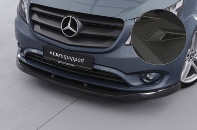 CSR Cup-Spoilerlippe mit ABE für Mercedes-Benz Vito 447 CSL439-M Carbon Look matt