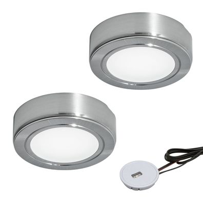 LED Aufbaustrahler 2x4 W, Lichtfarbe (warm-kaltweiss) regelbar