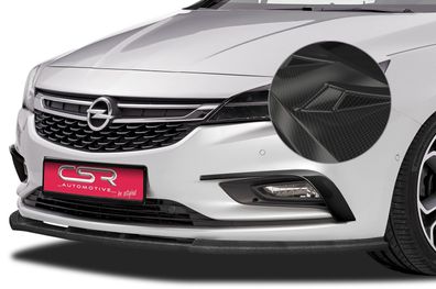 CSR Cup-Spoilerlippe mit ABE für Opel Astra K CSL180-C Carbon Look glänzend