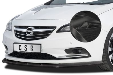 CSR Cup-Spoilerlippe mit ABE für Opel Cascada CSL314-C Carbon Look glänzend