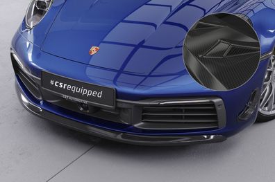 CSR Cup-Spoilerlippe mit ABE für Porsche 911/992 CSL461-C Carbon Look glänzend