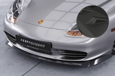 CSR Cup-Spoilerlippe mit ABE für Porsche 986 Boxster CSL600-M Carbon Look matt