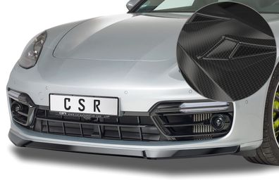 CSR Cup-Spoilerlippe mit ABE für Porsche Panamera 2 CSL336-C Carbon Look glänzend