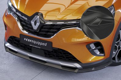 CSR Cup-Spoilerlippe mit ABE für Renault Captur 2 CSL637-C Carbon Look glänzend