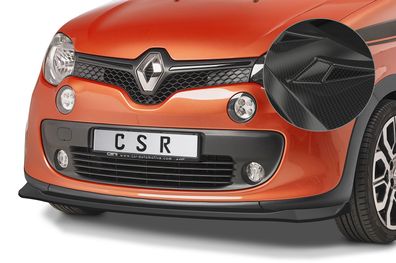 CSR Cup-Spoilerlippe mit ABE für Renault Twingo 3 GT CSL559-C Carbon Look glänzend