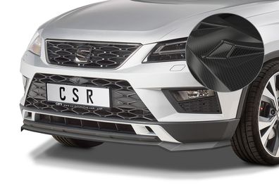 CSR Cup-Spoilerlippe mit ABE für Seat Ateca (Typ 5FP, KH7) CSL567-C Carbon Look glä