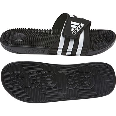 adidas Adilette Adissage Badeschuhe Badesandale Massagesandale F35580 Schwarz